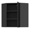 BRW Угловой правый кухонный шкаф Sole L6 60 см черный матовый, черный/черный матовый FM_GNWU_60/72_P-CA/CAM фото thumb №3