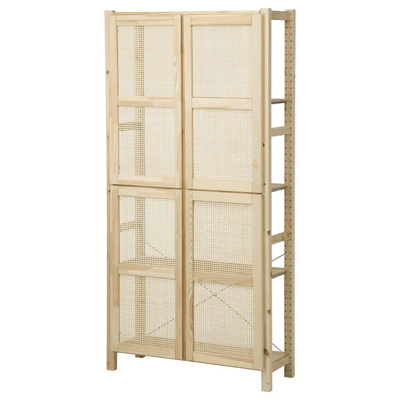 IKEA IVAR ІВАР, стелаж із дверцятами, сосна, 89x30x179 см 894.034.61 фото №1