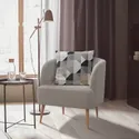 IKEA FULLÖSA ФУЛЛЕСА, крісло, Віола бежева / коричнева 605.065.20 фото thumb №5