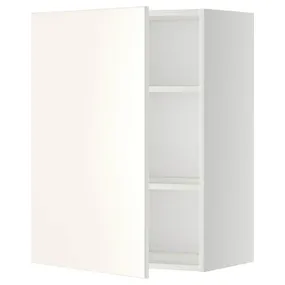 IKEA METOD МЕТОД, шафа навісна із полицями, білий / ВЕДДІНГЕ білий, 60x80 см 694.579.78 фото