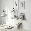 IKEA MOSSLANDA МОССЛЭНДА, полка для картин, белая имитация окрашенной сосны, 55 см 104.978.15 фото thumb №2