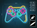 BRW Детский неоновый настенный светильник Game Pad LED разноцветный 093815 фото thumb №3