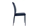 BRW Кресло с велюровой обивкой Bex с ручкой темно-синее, темно-синий/черный DUBLIN_DARK_BLUE_49 фото thumb №3