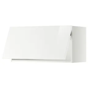 IKEA METOD МЕТОД, шафа навісна, горизонтальна, білий / РІНГХУЛЬТ білий, 80x40 см 093.918.91 фото