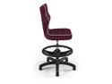 BRW Дитячий стілець з підставкою для ніг фіолетовий, розмір 4 OBR_PETIT_CZARNY_ROZM.4_WK+P_VISTO_7 фото thumb №2