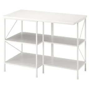 IKEA ENHET ЕНХЕТ, кухонний острівець, білий, 123x63.5x91 см 593.315.69 фото