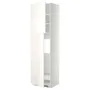 IKEA METOD МЕТОД, висока шафа для холодильника, 2 дв, білий / ВЕДДІНГЕ білий, 60x60x220 см 194.591.16 фото