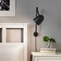 IKEA SKURUP СКУРУП, рабочая лампа / бра, черный 204.711.41 фото thumb №4