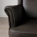 IKEA STRANDMON СТРАНДМОН, крісло з підголівником, ГРАНН / БОМСТАД темно-коричневий 004.946.38 фото thumb №5