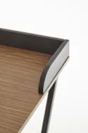 Письмовий стіл HALMAR B37 90х50 см горіх, чорний фото thumb №4
