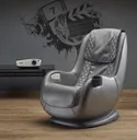 Масажне крісло HALMAR DOPIO екошкіра, сірий фото thumb №2