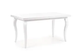 Кухонний стіл HALMAR MOZART 140-180/80 білий фото
