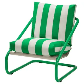 IKEA ÖNNESTAD ЭННЕСТАД, кресло, Radbyn белый / зеленый 095.544.68 фото