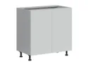 BRW Базовый шкаф для кухни Top Line 80 см двухдверный светло-серый матовый, греноловый серый/светло-серый матовый TV_D_80/82_L/P-SZG/BRW0014 фото thumb №2