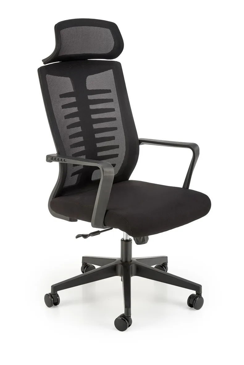 Крісло комп'ютерне офісне обертове HALMAR FABIO, чорний фото №6