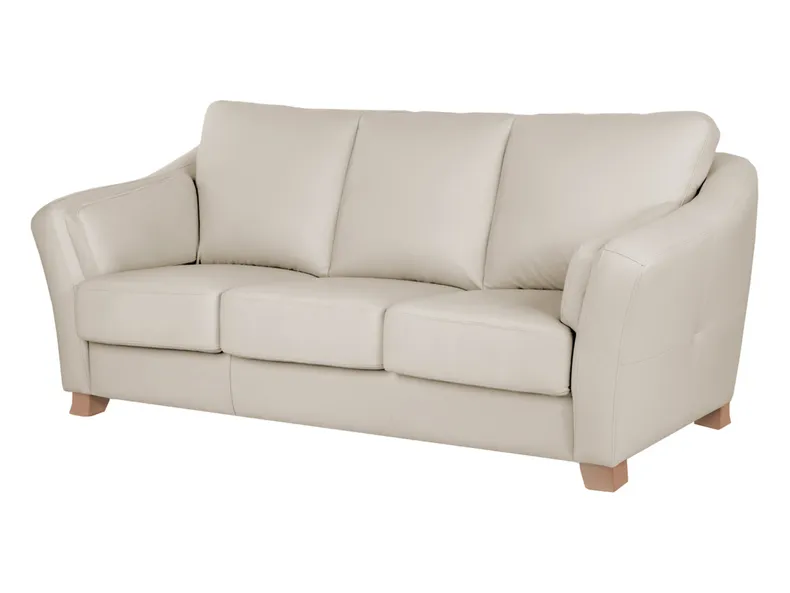 BRW Viena тримісний диван-ліжко натуральна шкіра білий, Мадрас 215 SO-VIENA-3F-SK1_BC246B фото №3