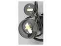 BRW Настенный светодиодный светильник Nancy 2-позиционный металлический черный 091093 фото thumb №2