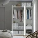 IKEA PAX ПАКС / FORSAND ФОРСАНД, гардероб, белый / белый, 150x60x201 см 395.010.20 фото thumb №2