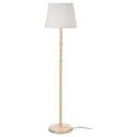 IKEA KINNAHULT КИННАГУЛЬТ, светильник напольный, пепельный / белый, 150 см 105.592.57 фото thumb №1