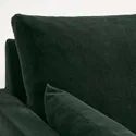 IKEA HYLTARP ХЮЛЬТАРП, 3-місний диван з кушеткою, прав, ТАЛЛЬМЮРА темно-зелений 895.149.92 фото thumb №5