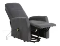 Крісло розкладне з відкидною спинкою SIGNAL LETO Brego, тканина: темно-сірий фото thumb №7