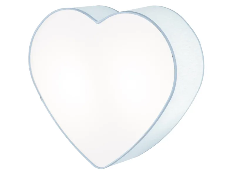 BRW Серце 2-точковий тканинний дитячий світильник синій 095008 фото №4
