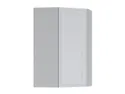 BRW Верхний кухонный шкаф Верди 60 см угловой правый светло-серый матовый, греноловый серый/светло-серый матовый FL_GNWU_60/95_P-SZG/JSZM фото thumb №2
