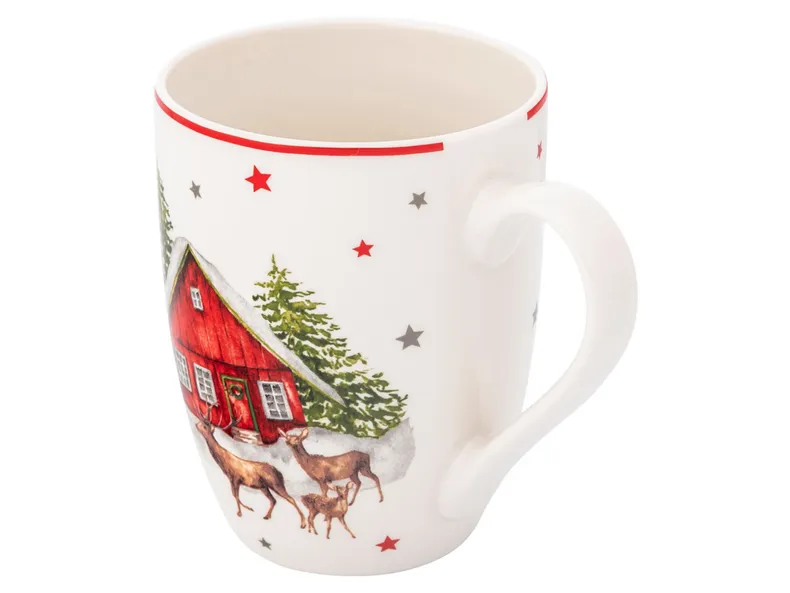 BRW Кружка NBC Christmas Mug Winter Time 370 мл микс-дизайн 096375 фото №3