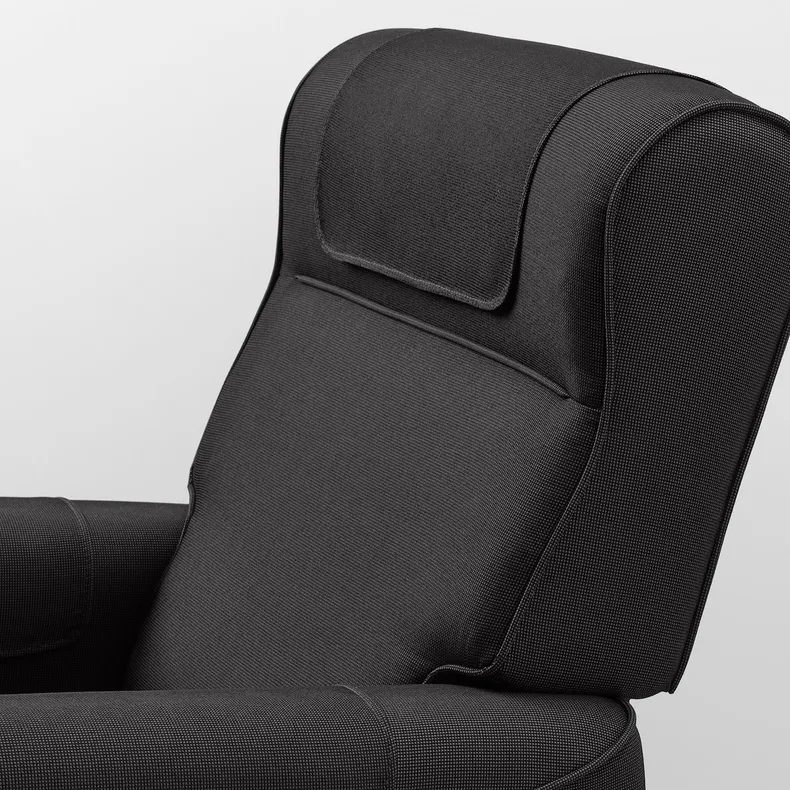 IKEA MUREN МУРЕН, крісло розкладне, РЕММАРН темно-сірий 104.385.57 фото №5