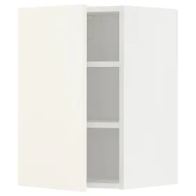 IKEA METOD МЕТОД, шафа навісна із полицями, білий / ВАЛЛЬСТЕНА білий, 40x60 см 995.072.55 фото