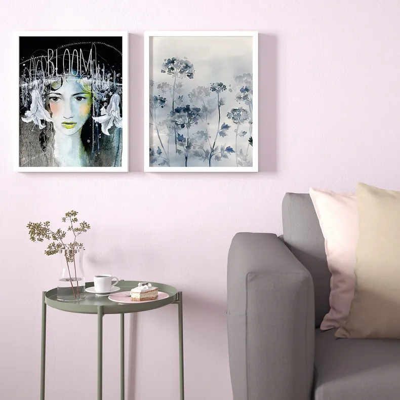 IKEA BILD БІЛЬД, постер, Опівнічна квітка, 40x50 см 404.421.38 фото №3