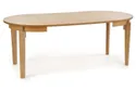 Обідній стіл розкладний HALMAR SORBUS 100-200x100 см, стільниця та ніжки - медовий дуб фото thumb №11