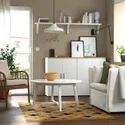 IKEA SKOTERLED СКОТЕРЛЕД, килим, короткий ворс, темно-жовтий/темно-сірий, 133x195 см 505.865.22 фото thumb №5