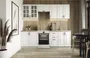 Кухонний гарнітур HALMAR ELIZABETH 240 см : корпус : білий, фасад : білий матовий фото