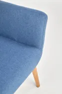 Кресло мягкое HALMAR COTTO синий фото thumb №4