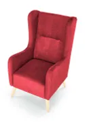 Мягкое кресло HALMAR CHESTER 2 бордовый фото thumb №9