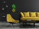 BRW Дитячий неоновий настінний світильник Cactus LED зелено-помаранчевий 093794 фото thumb №2