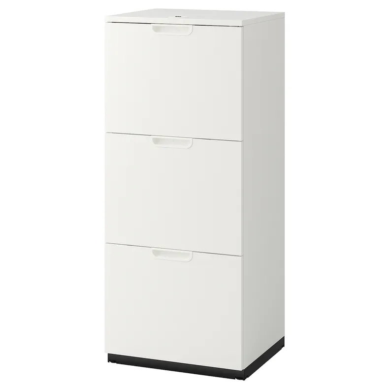 IKEA GALANT ГАЛАНТ, шафа для тек, білий, 51x120 см 803.651.85 фото №1