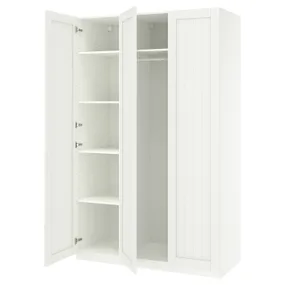 IKEA PAX ПАКС / GULLABERG ГУЛЛАБЕРГ, гардероб, комбинация, белый/белый, 150x60x236 см 395.615.42 фото