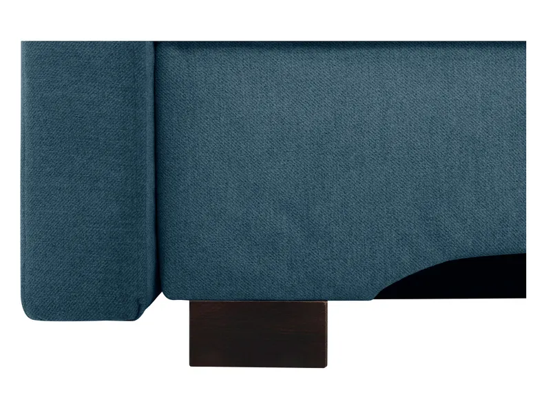 BRW Двомісний розкладний диван Bado з ящиком для зберігання темно-синій велюр, Cruse 528 Blue SO-BADO-2FBK-G2_BBA407 фото №7