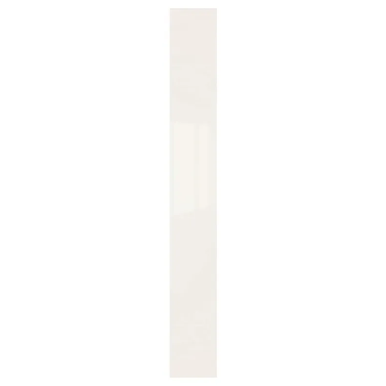 IKEA FARDAL ФАРДАЛЬ, дверца с петлями, белый глянец, 25x195 см 891.881.74 фото №1