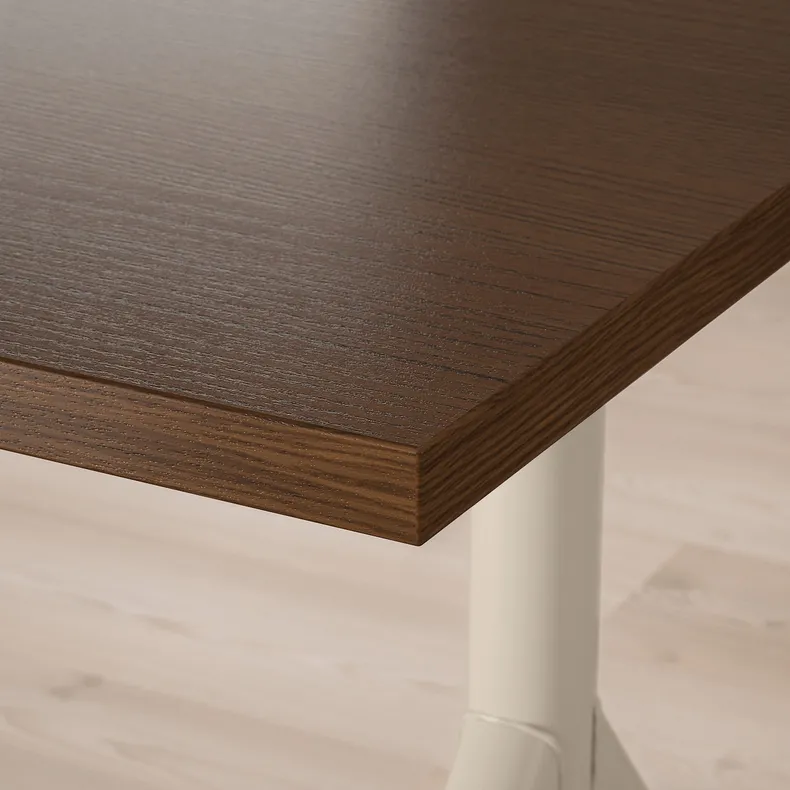 IKEA IDÅSEN ІДОСЕН, письмовий стіл, коричневий / бежевий, 120x70 см 392.810.18 фото №4