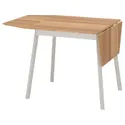 IKEA IKEA PS 2012 ІКЕА ПС 2012, стіл відкидний, бамбук / білий, 74 / 106 / 138x80 см 202.068.06 фото thumb №1