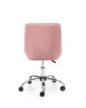 Крісло комп'ютерне офісне обертове HALMAR RICO, рожевий оксамит фото thumb №3