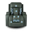 Масажне крісло MEBEL ELITE BOX, екошкіра: зелений фото thumb №10