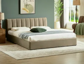 Кровать двуспальная SIGNAL Montreal 160x200 см, бежевый фото