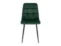 BRW Комплект из 4 стульев Барри бархат зеленый, темно-зеленый/черный SJ180_19_4SZT-ZIELONY фото thumb №2