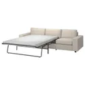 IKEA VIMLE ВІМЛЕ, 3-місний диван-ліжко, з широкими підлокітниками / Gunnared бежевий 795.452.15 фото thumb №1