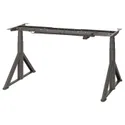 IKEA IDÅSEN ІДОСЕН, рама стола-трансформера, темно-сірий, 146x70 см 003.207.23 фото thumb №1