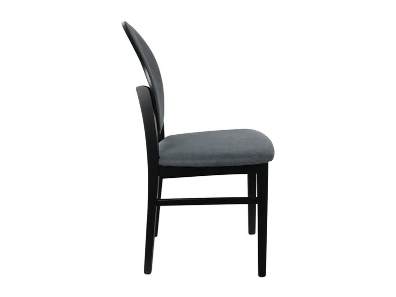 BRW Велюрове крісло Bernardin сірий/чорний, Soro 97 сірий/чорний TXK_BERNARDIN-TX058-1-SORO_97_GREY фото №4